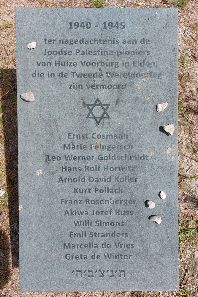 Memorial and Information Sign Huize Voorburg #2