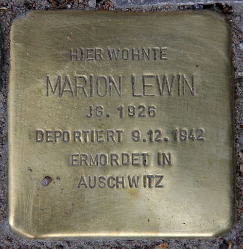 Stolpersteine Pariser Straße 47 #2