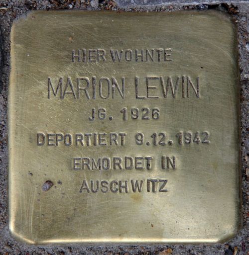 Stolpersteine Pariser Strae 47 #2