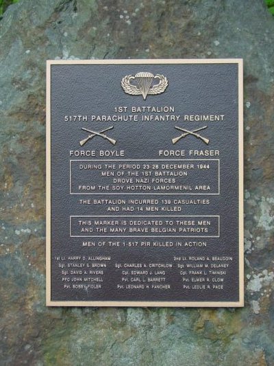 Memorial 1st Batallion 517th Parachute Infantry Regiment #5