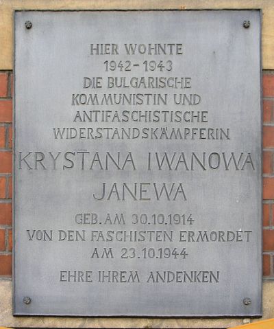 Gedenkteken Krystana Iwanowa Janewa #1