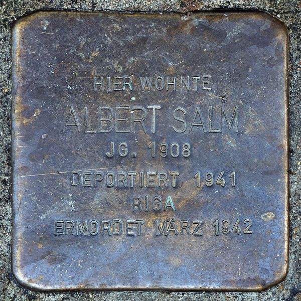 Stolpersteine Hochstraße 40