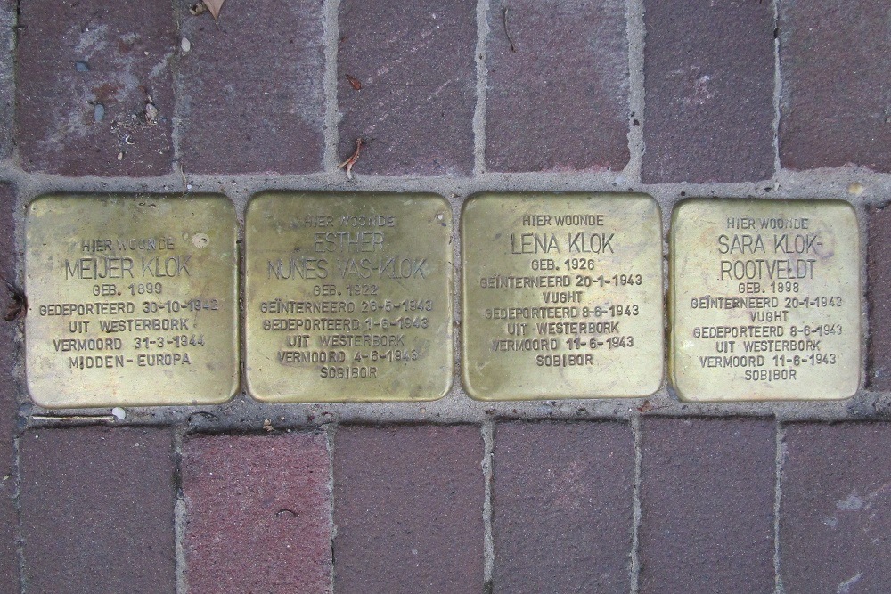 Stolpersteine Nieuwe Amstelstraat voormalig 27 #3