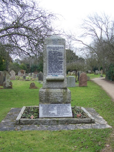 Oorlogsmonument Sidlesham