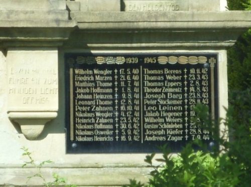 War Memorial Fließem #2