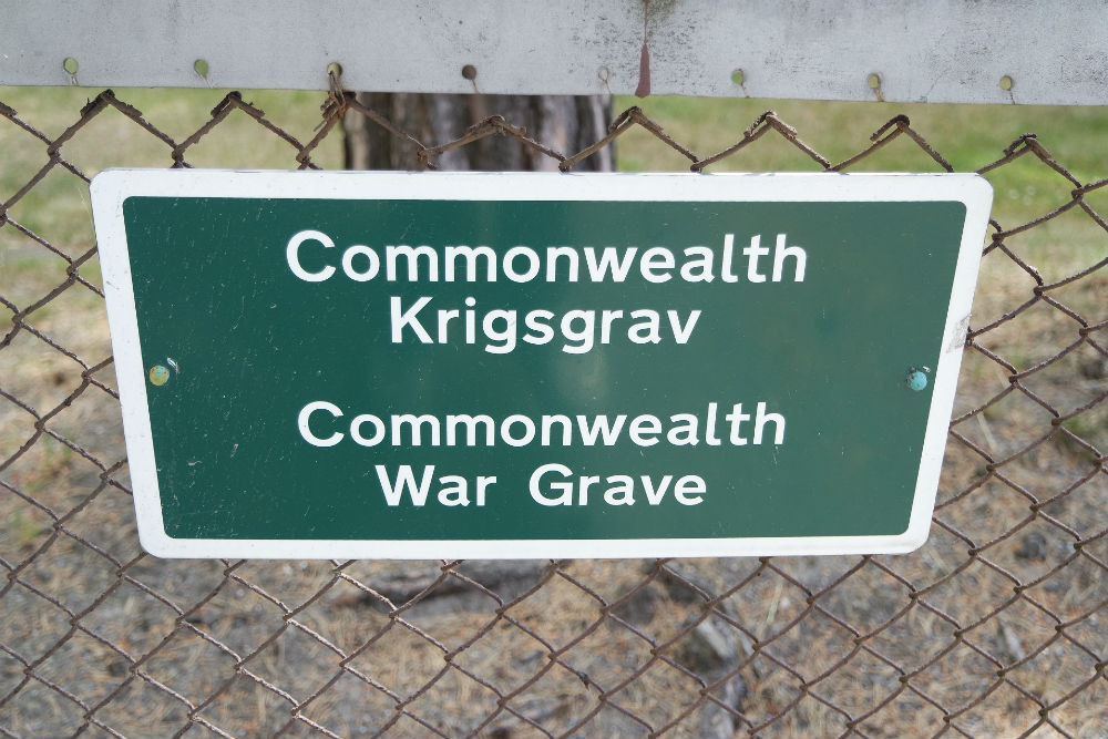 Commonwealth War Grave Larvik Civil Cemetery #2
