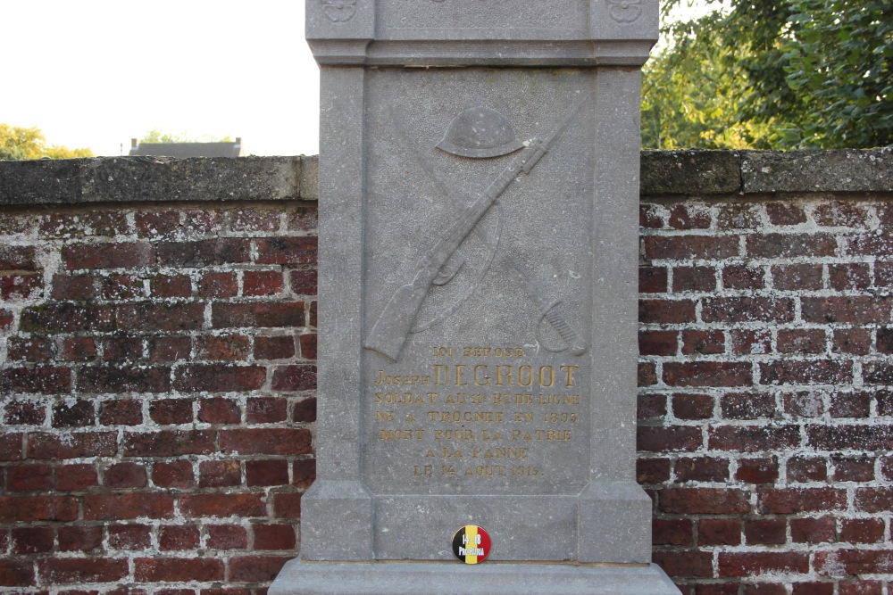 Belgian War Grave Trogne #2