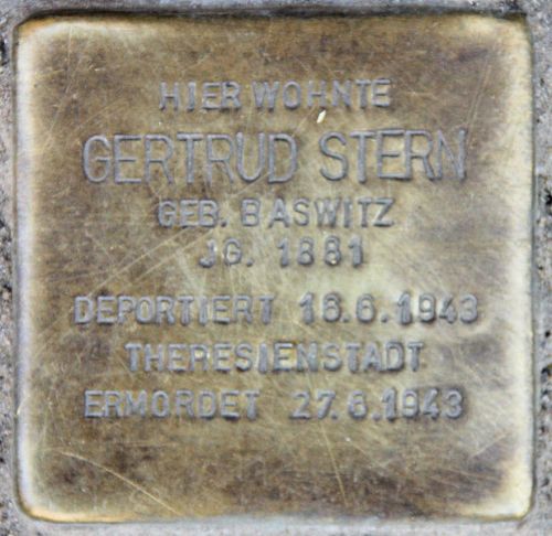 Stumbling Stones Schlüterstraße 53 #2