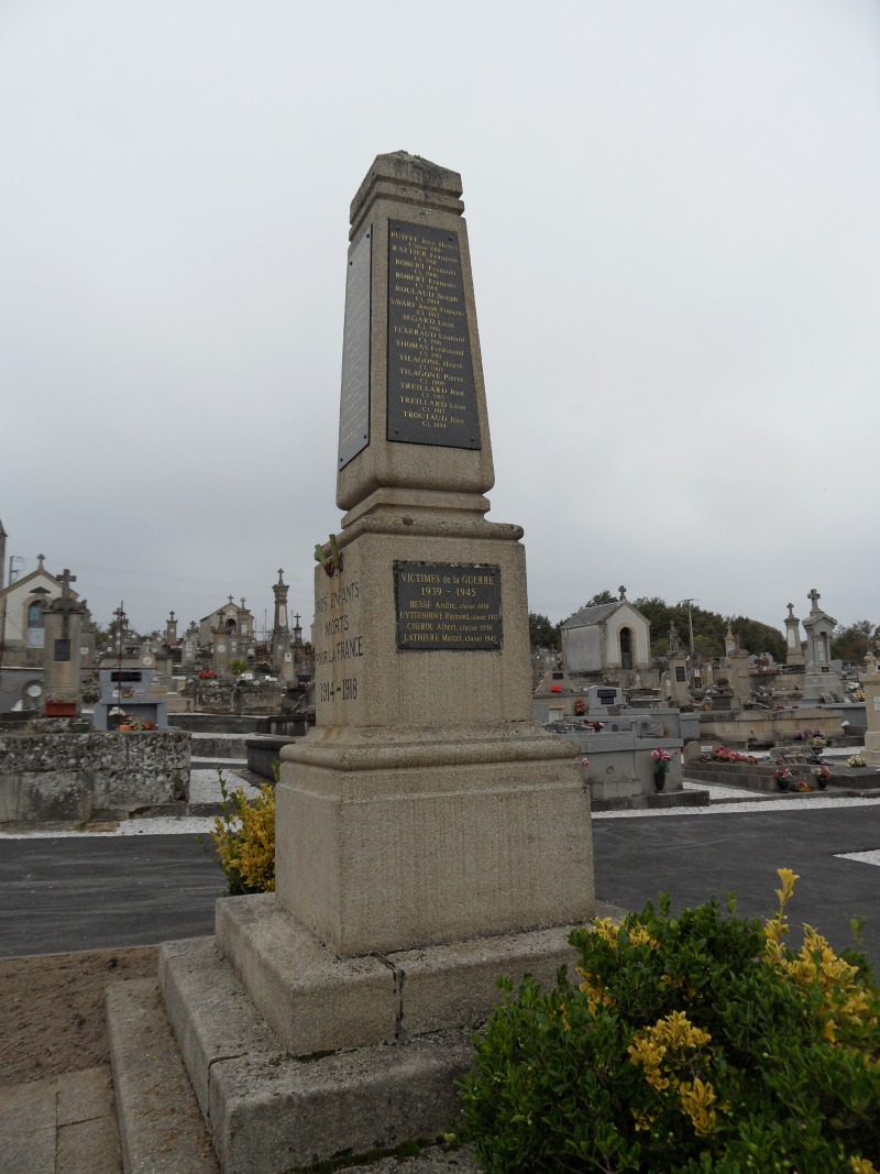 Oorlogsmonument Cognac-la-Forêt #2