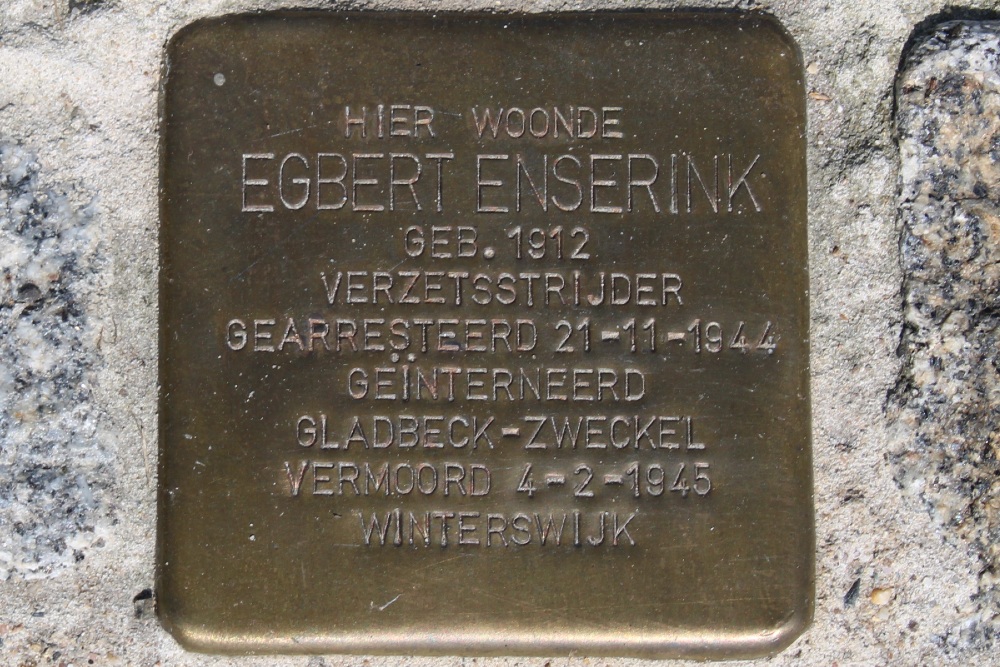 Stolperstein Harfsensesteeg 15-17 