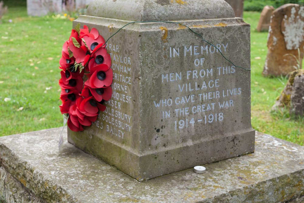 Oorlogsmonument Milton Ernest #2