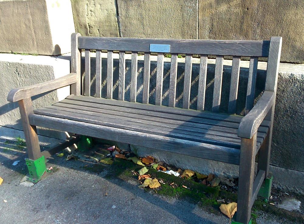 Remembrance Bench Kingsman Adam Smith