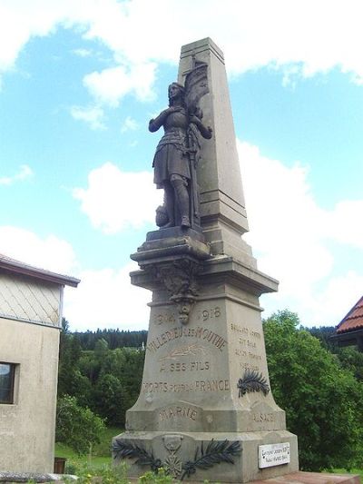 War Memorial Villedieu-les-Rochejean and Villedieu-les-Mouthe