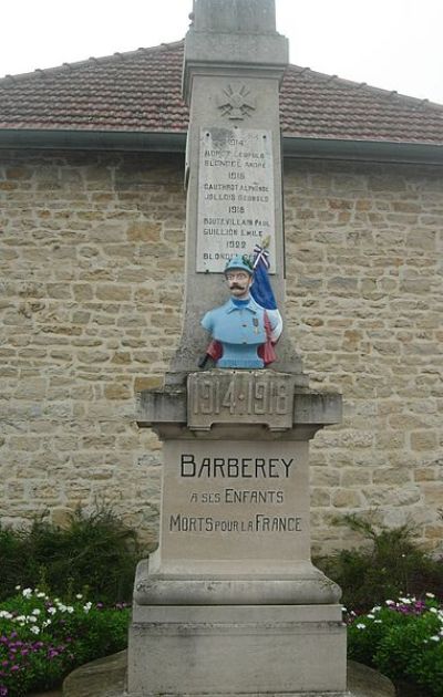Oorlogsmonument Barberey-Saint-Sulpice #1