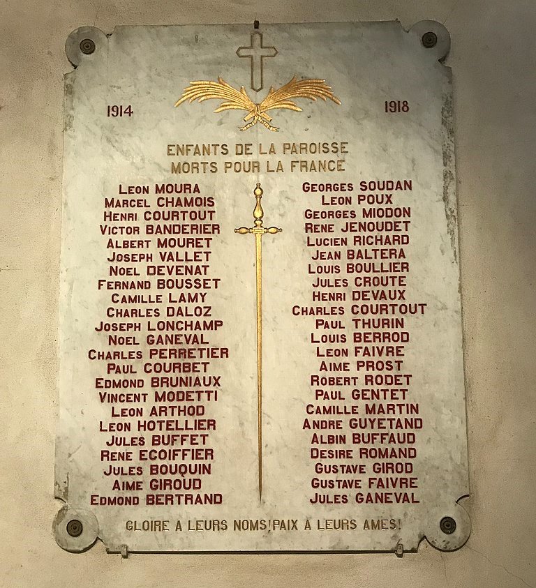 Monument Eerste Wereldoorlog Église Saint-Nithier #1
