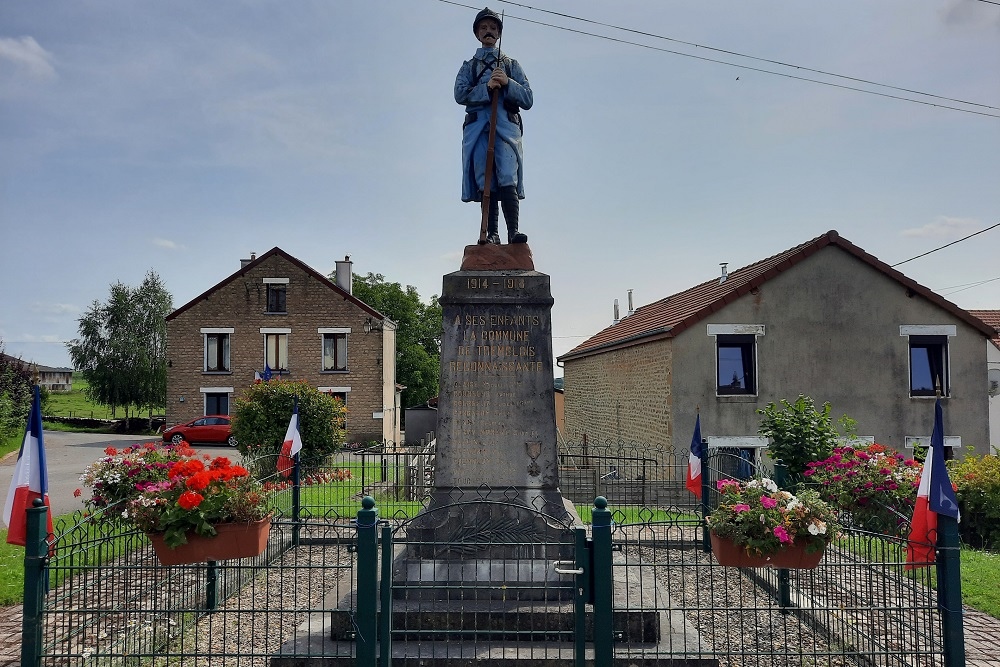 War memorial Tremblois-les-Carignan