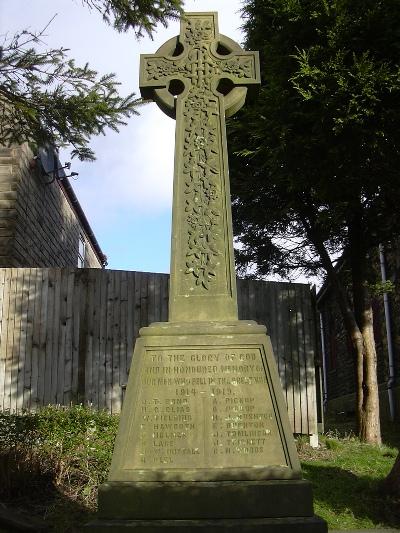 Oorlogsmonument Haslingden Baptist Church #1