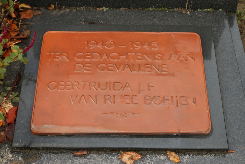 Gedenkteken Omgekomen NS Medewerker Rooms Katholieke Begraafplaats Schijndel #2