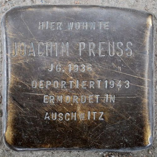 Stolpersteine Eulerstraße 21 #4
