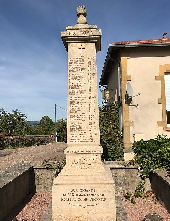 War Memorial Saint-Germain-la-Montagne #1