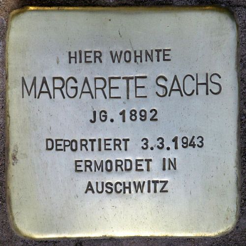 Stolpersteine Große-Leege-Straße 46a #2