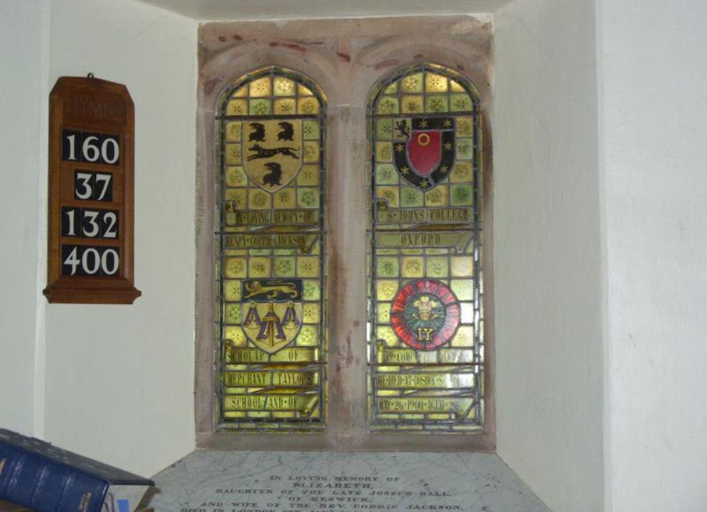 Remembrance Window Henry Coppie Jackson