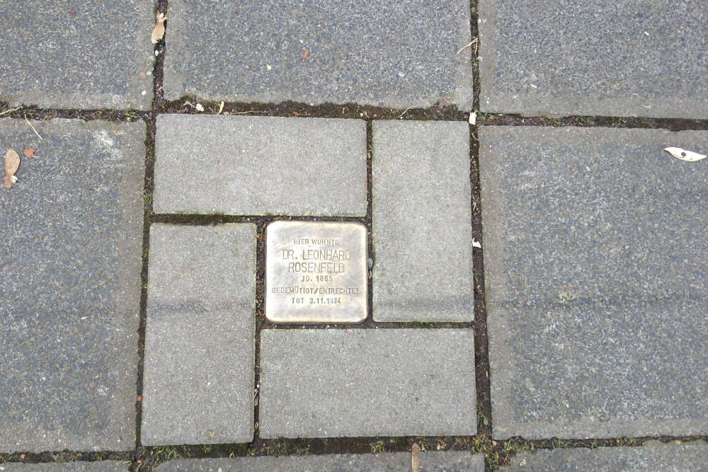 Stumbling Stones Frommannstraße 23 #1