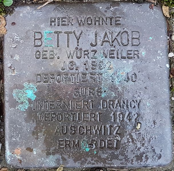 Stolpersteine Daisbacher Strae 23 #2