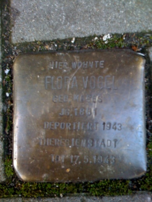 Stolperstein Osterstrae 85 #1