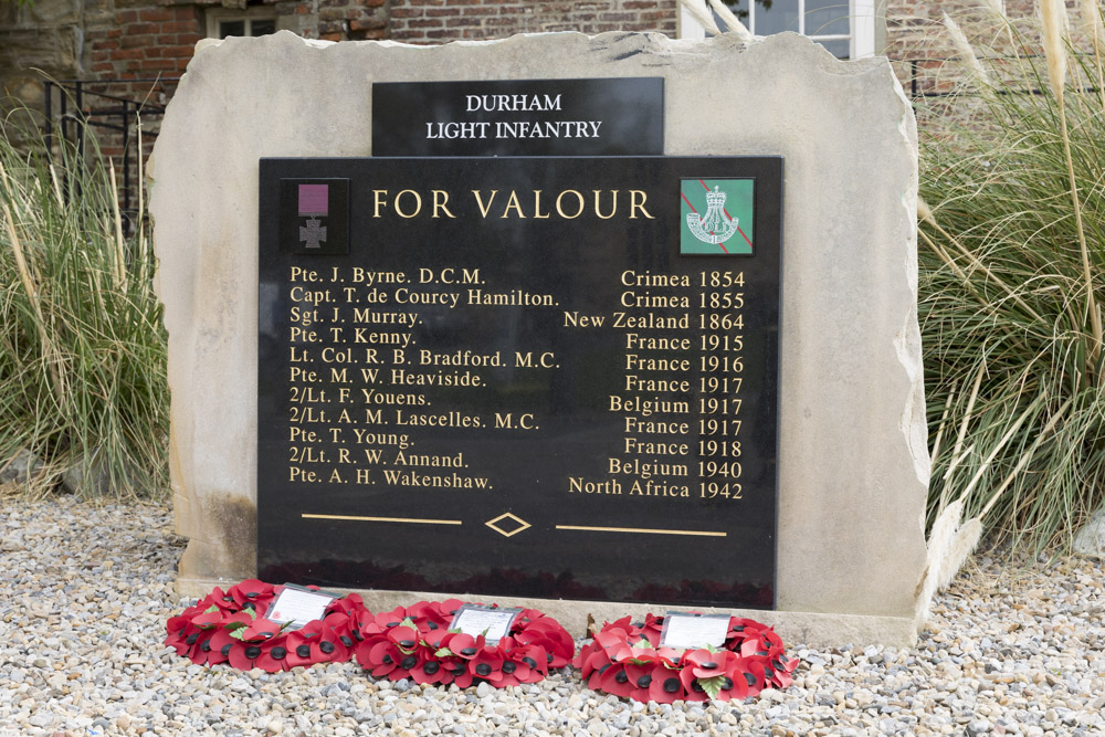 Memorial VC Awards Durham Light Infantry