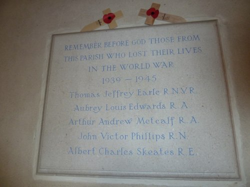 War Memorial Morestead Church