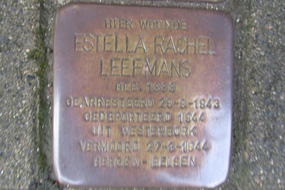 Stolpersteine Frans van Mierisstraat 77 #3