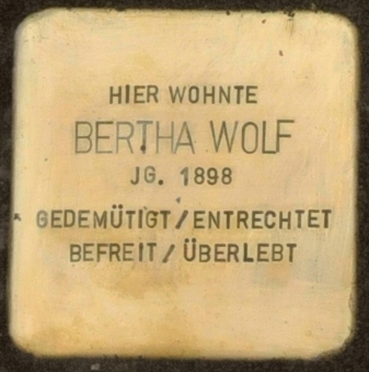 Stolpersteine Ritterstraße 2 #3
