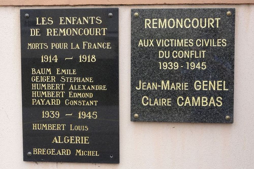 Oorlogsmonument Remoncourt
