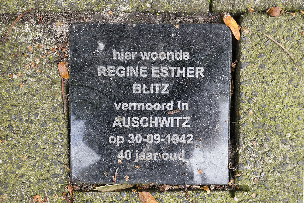 Herdenkingssteen Frederik van Blankenheymstraat 23 #1