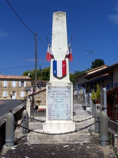 Oorlogsmonument Cleyrac #1