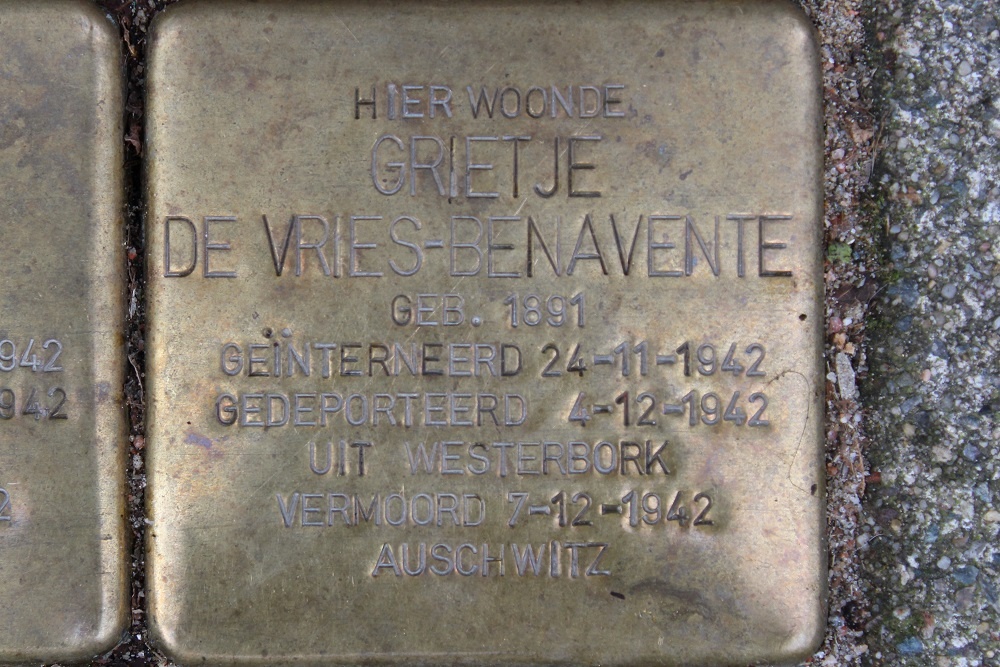 Stolpersteine Roerstraat 31 #3