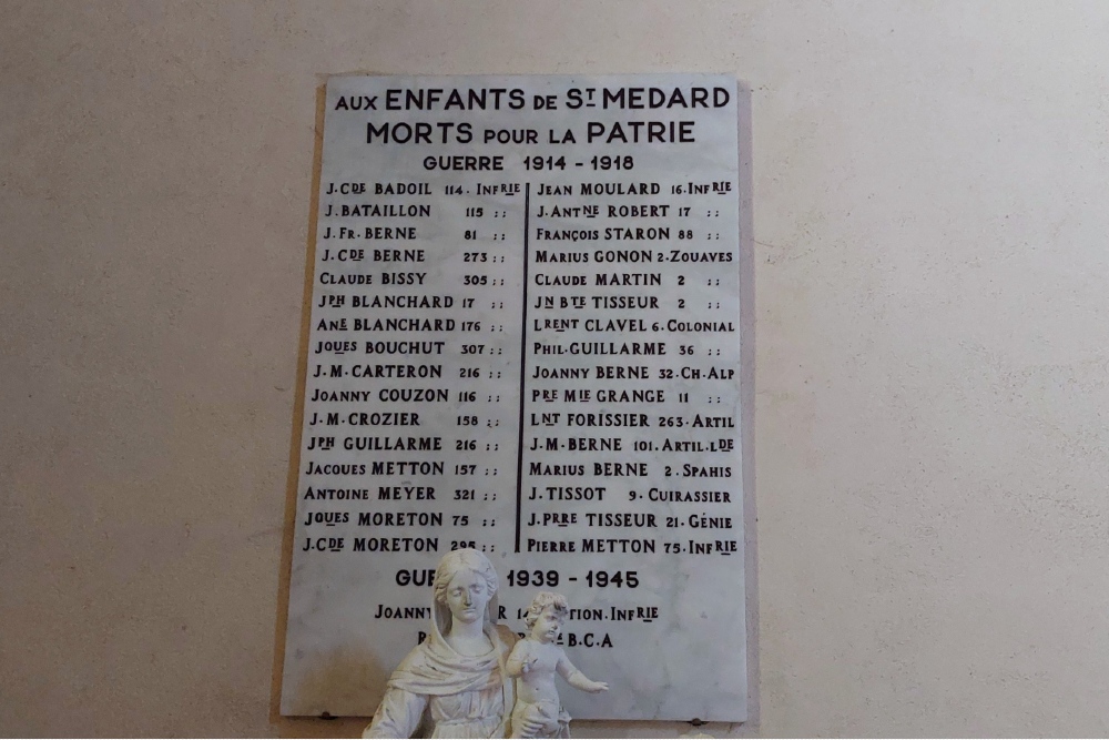 War Memorial Église Saint-Médard-en-Forez #1