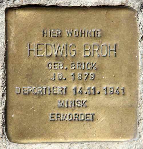 Stolpersteine Kaiserdamm 22