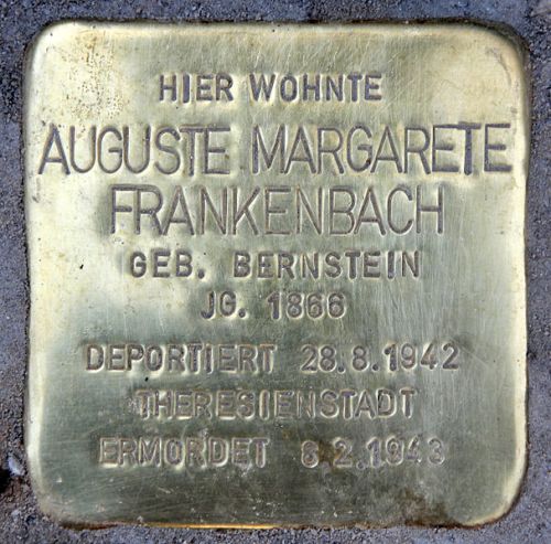 Stolpersteine Trautenaustrae 18 #3