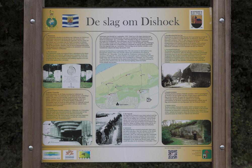 Information Sign The Battle of Dishoek