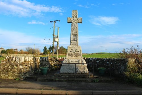 Oorlogsmonument Upper Sorbie #1