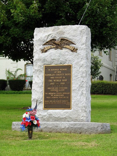 Oorlogsmonument Hamblen County #2