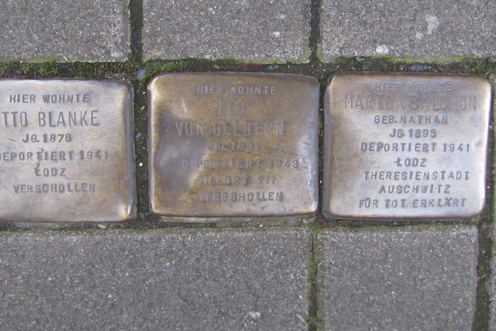 Stolpersteine Jlicher Strae 9