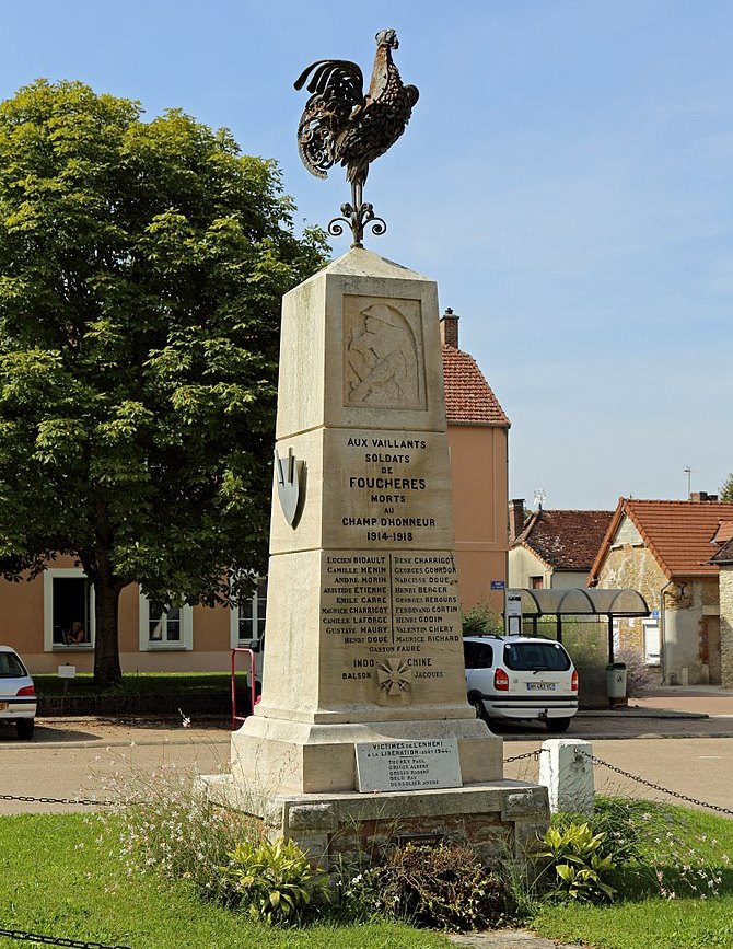 Oorlogsmonument Fouchères