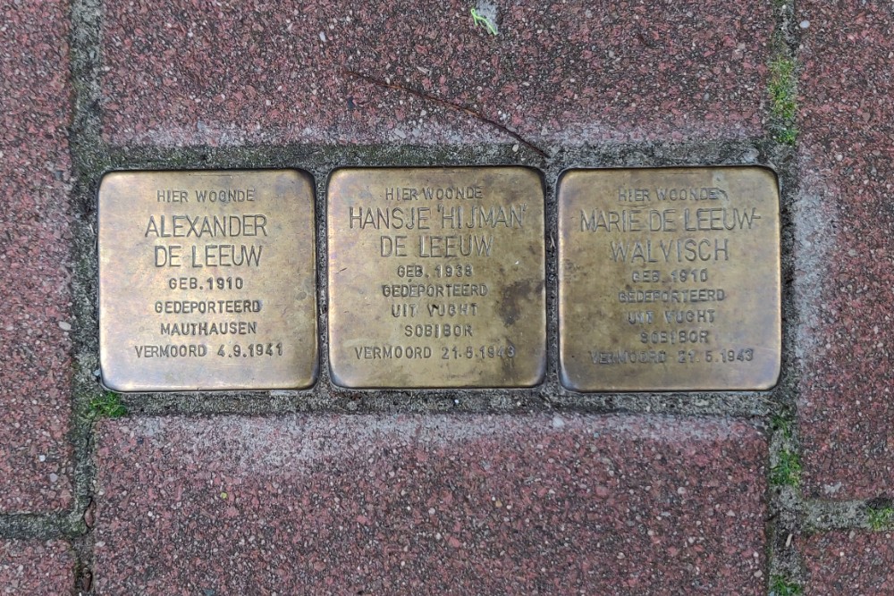 Stolpersteine Vrolikstraat 92 #1