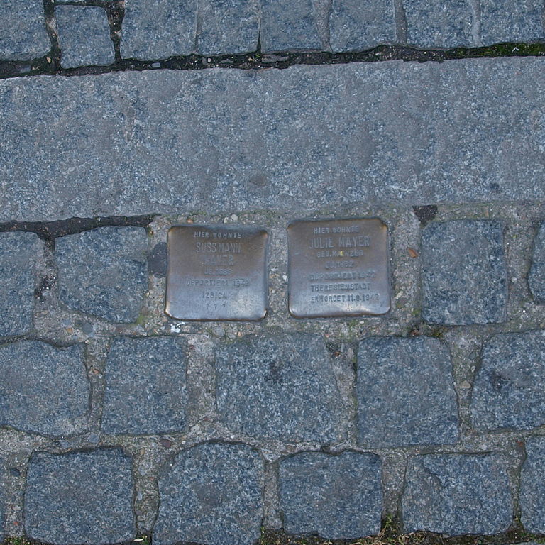 Stumbling Stones Herrnstrae 13 #1