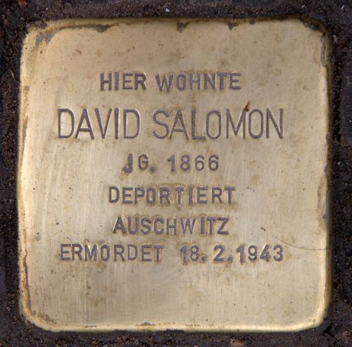 Stolperstein Westflische Strae 63 #1