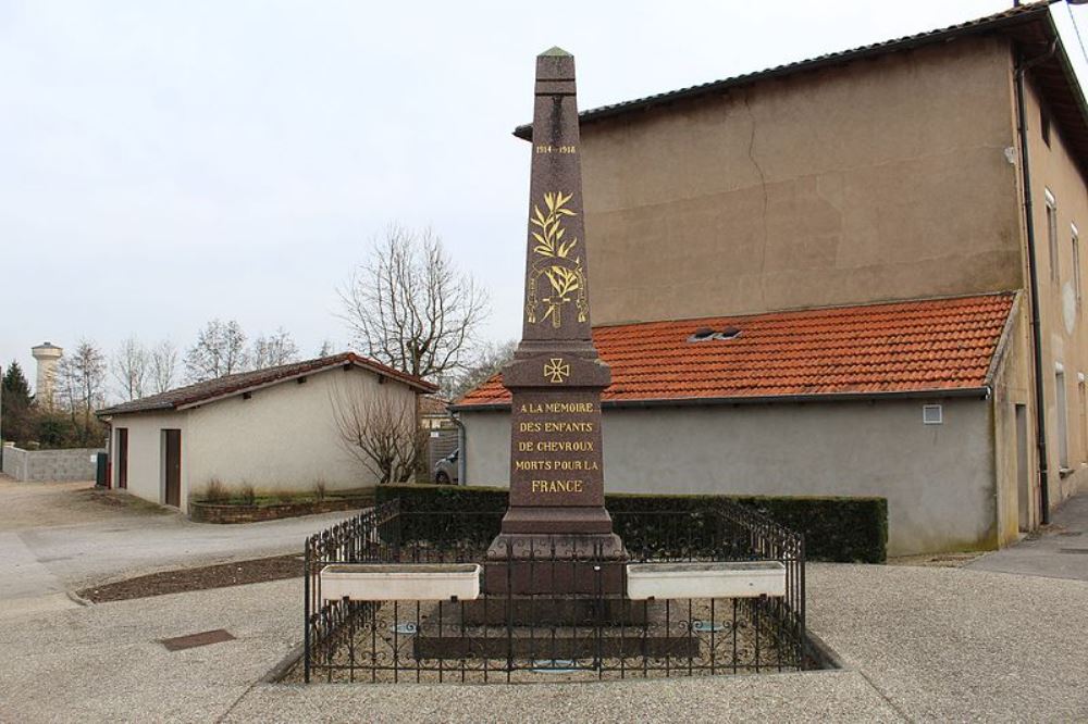 Oorlogsmonument Chevroux