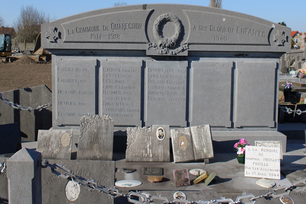 War Memorial Cemetery Quaregnon Egalité #2